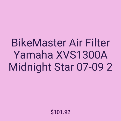 BikeMaster Air Filter Yamaha XVS1300A Midnight Star 07-09 2