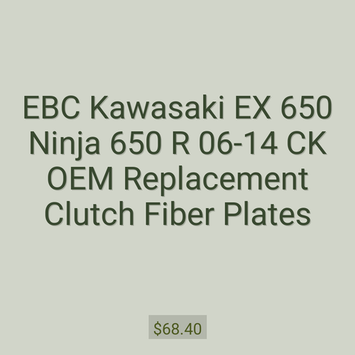 EBC Kawasaki EX 650 Ninja 650 R 06-14 CK OEM Replacement Clutch Fiber Plates