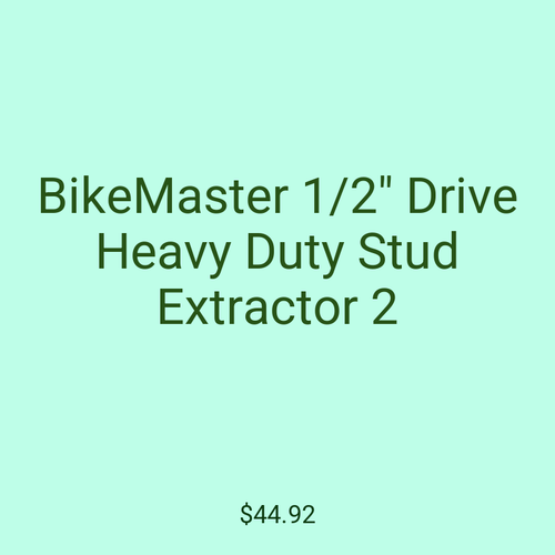 BikeMaster 1/2" Drive Heavy Duty Stud Extractor 2