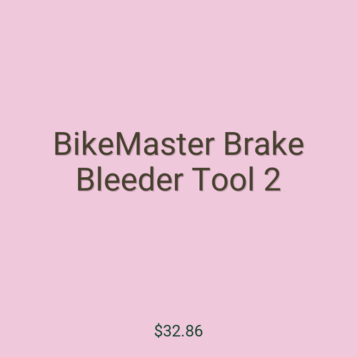 BikeMaster Brake Bleeder Tool 2
