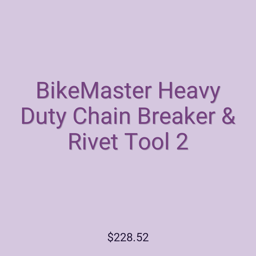 BikeMaster Heavy Duty Chain Breaker & Rivet Tool 2
