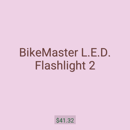 BikeMaster L.E.D. Flashlight 2