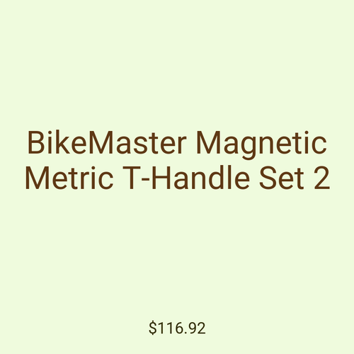 BikeMaster Magnetic Metric T-Handle Set 2