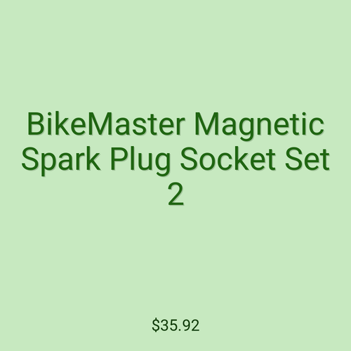 BikeMaster Magnetic Spark Plug Socket Set 2