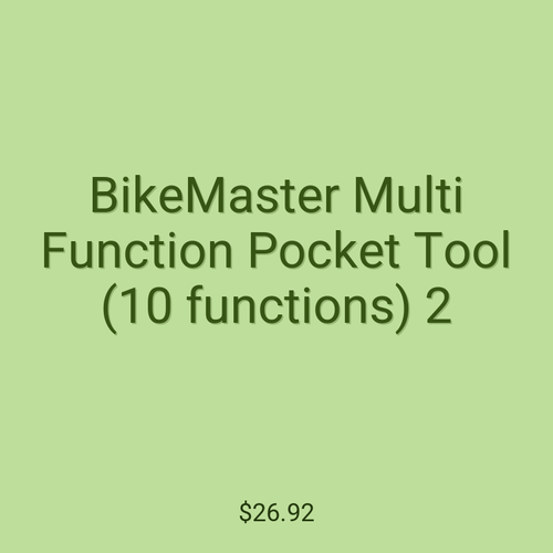 BikeMaster Multi Function Pocket Tool (10 functions) 2