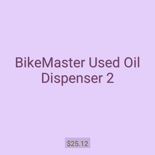 BikeMaster Used Oil Dispenser 2