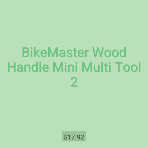 BikeMaster Wood Handle Mini Multi Tool 2