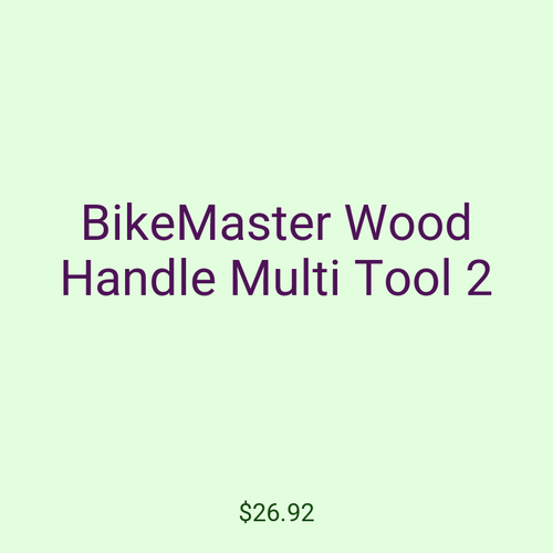 BikeMaster Wood Handle Multi Tool 2