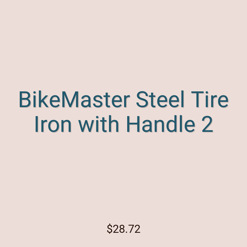 BikeMaster Steel Tire Iron with Handle 2