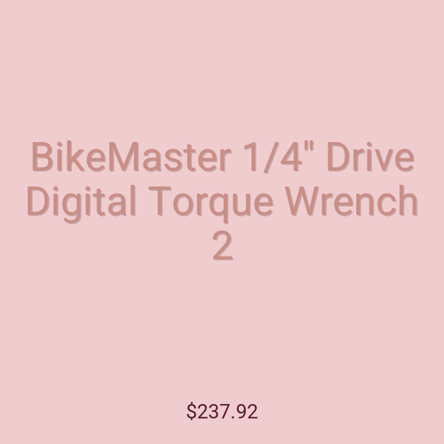 BikeMaster 1/4" Drive Digital Torque Wrench 2
