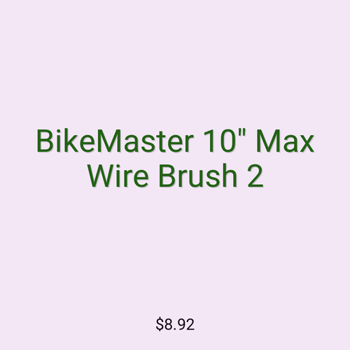 BikeMaster 10" Max Wire Brush 2