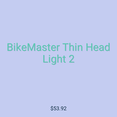 BikeMaster Thin Head Light 2