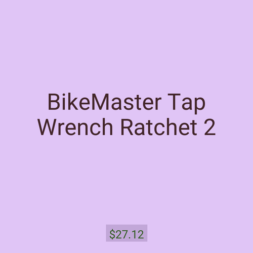 BikeMaster Tap Wrench Ratchet 2