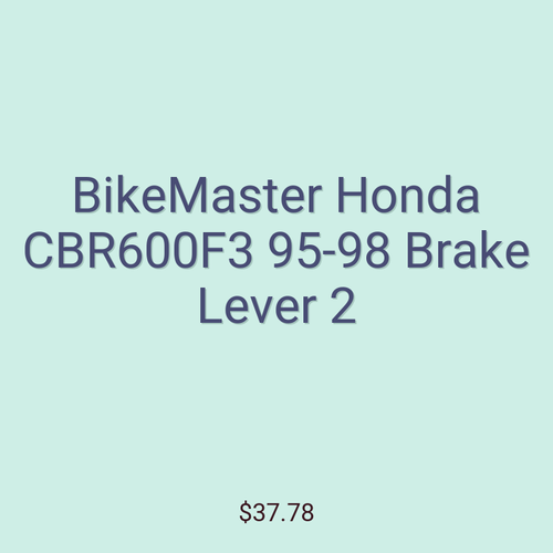 BikeMaster Honda CBR600F3 95-98 Brake Lever 2