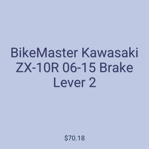 BikeMaster Kawasaki ZX-10R 06-15 Brake Lever 2