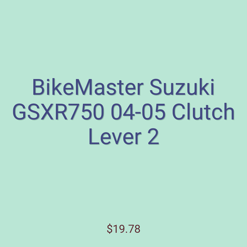 BikeMaster Suzuki GSXR750 04-05 Clutch Lever 2