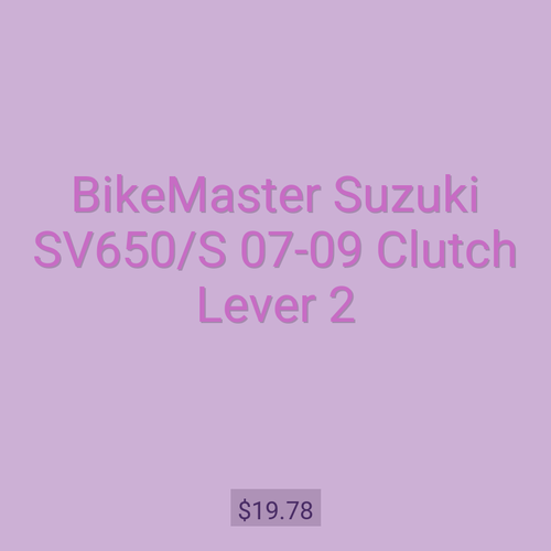 BikeMaster Suzuki SV650/S 07-09 Clutch Lever 2