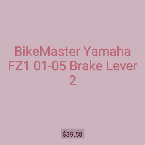 BikeMaster Yamaha FZ1 01-05 Brake Lever 2