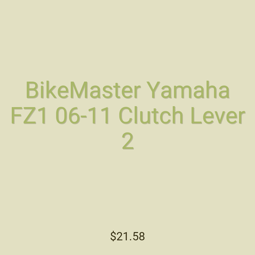 BikeMaster Yamaha FZ1 06-11 Clutch Lever 2