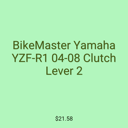 BikeMaster Yamaha YZF-R1 04-08 Clutch Lever 2