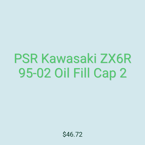 PSR Kawasaki ZX6R 95-02 Oil Fill Cap 2