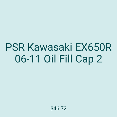 PSR Kawasaki EX650R 06-11 Oil Fill Cap 2