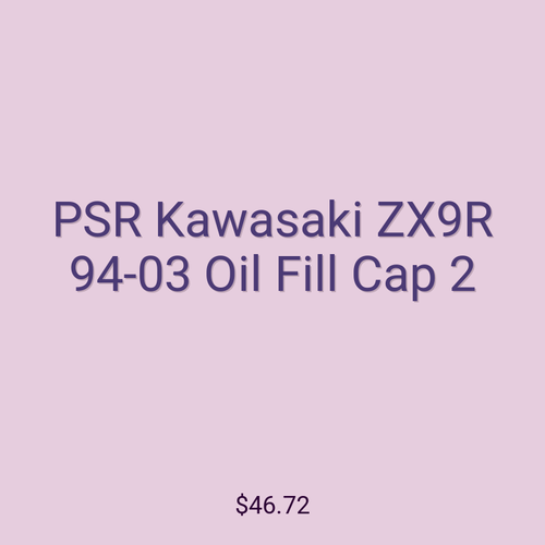 PSR Kawasaki ZX9R 94-03 Oil Fill Cap 2