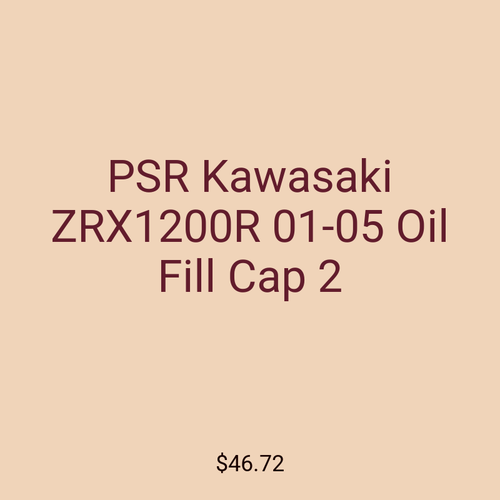 PSR Kawasaki ZRX1200R 01-05 Oil Fill Cap 2