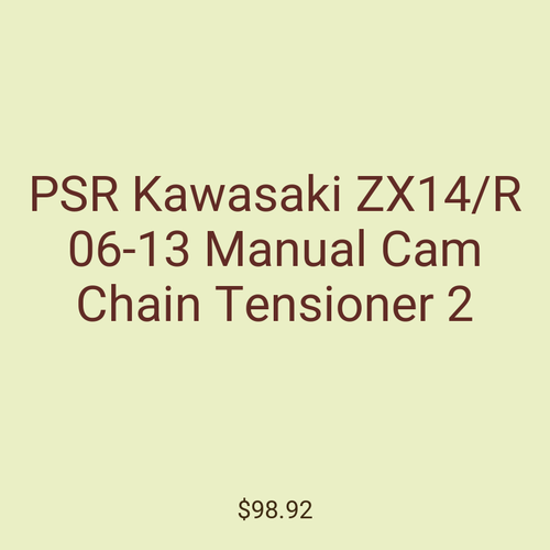 PSR Kawasaki ZX14/R 06-13 Manual Cam Chain Tensioner 2