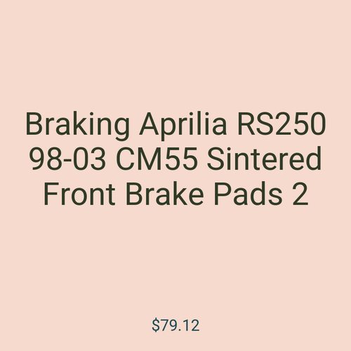 Braking Aprilia RS250 98-03 CM55 Sintered Front Brake Pads 2