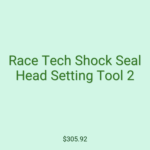 Race Tech Shock Seal Head Setting Tool 2