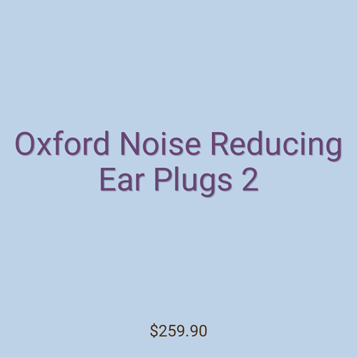 Oxford Noise Reducing Ear Plugs 2