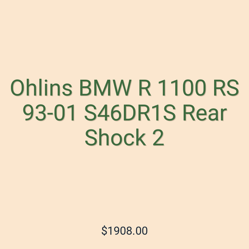 Ohlins BMW R 1100 RS 93-01 S46DR1S Rear Shock 2