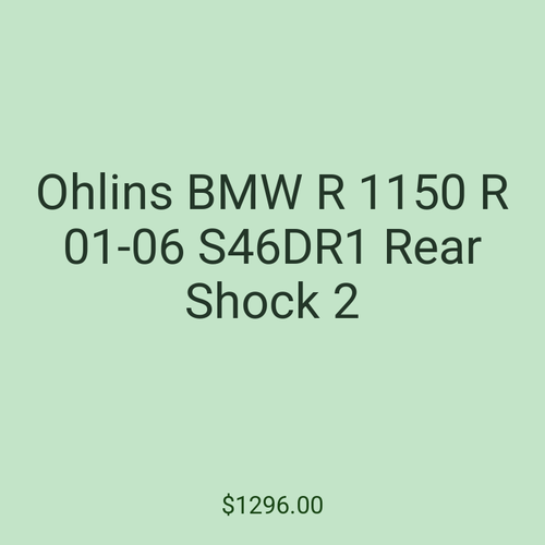 Ohlins BMW R 1150 R 01-06 S46DR1 Rear Shock 2
