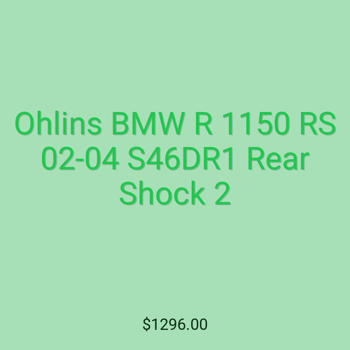 Ohlins BMW R 1150 RS 02-04 S46DR1 Rear Shock 2