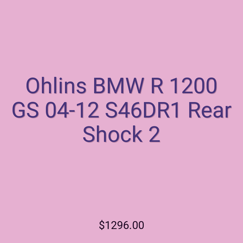 Ohlins BMW R 1200 GS 04-12 S46DR1 Rear Shock 2