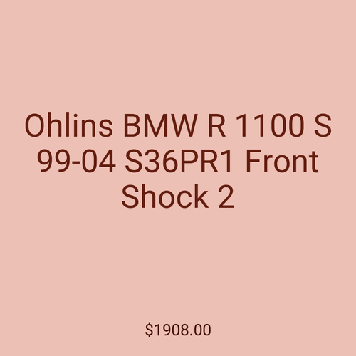 Ohlins BMW R 1100 S 99-04 S36PR1 Front Shock 2