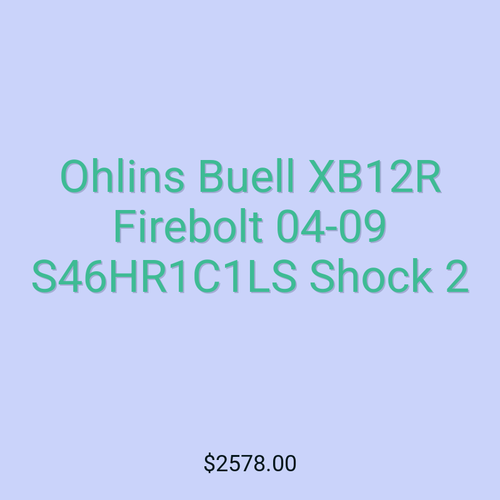 Ohlins Buell XB12R Firebolt 04-09 S46HR1C1LS Shock 2
