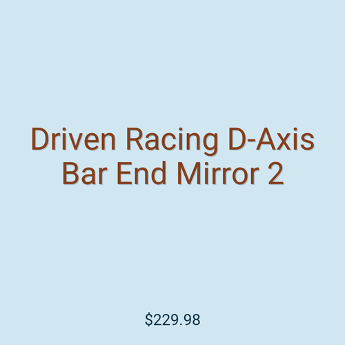 Driven Racing D-Axis Bar End Mirror 2