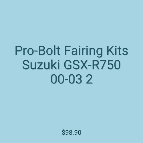 Pro-Bolt Fairing Kits Suzuki GSX-R750 00-03 2