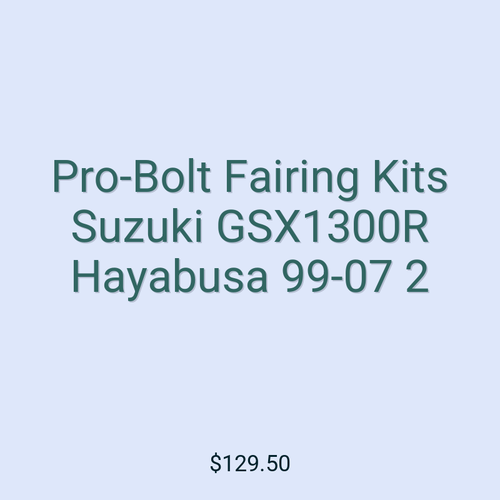 Pro-Bolt Fairing Kits Suzuki GSX1300R Hayabusa 99-07 2