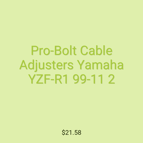 Pro-Bolt Cable Adjusters Yamaha YZF-R1 99-11 2