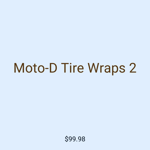 Moto-D Tire Wraps 2