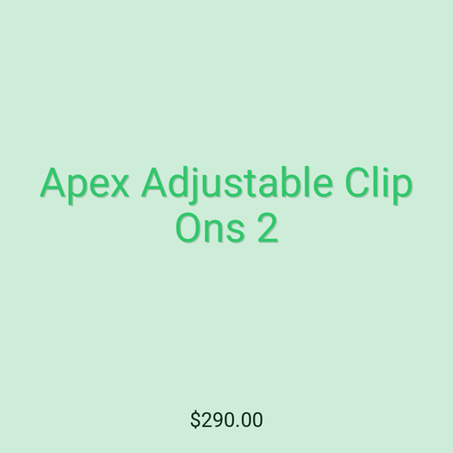 Apex Adjustable Clip Ons 2