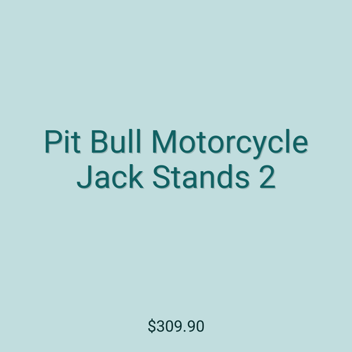 Pit Bull Motorcycle Jack Stands 2