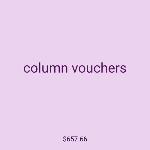 column vouchers