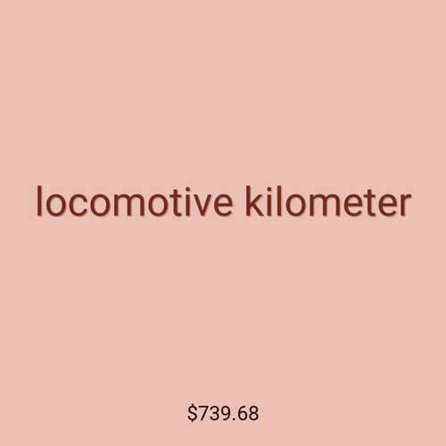 locomotive kilometer