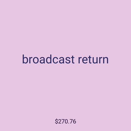 broadcast return