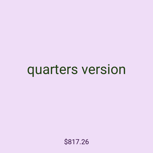 quarters version