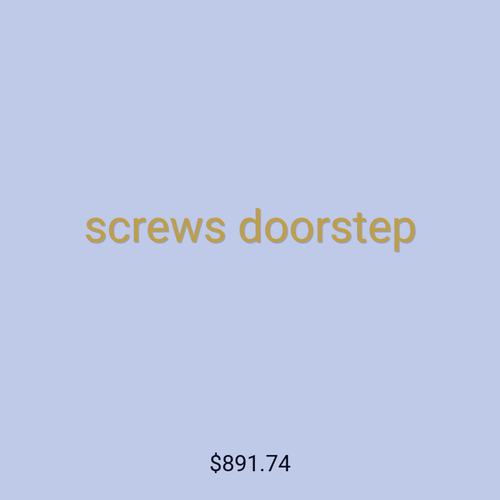 screws doorstep